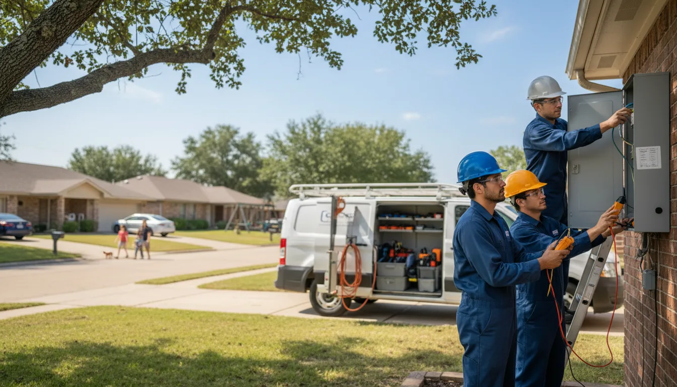 Certified electrician providing emergency electrical services in Otwell, IN